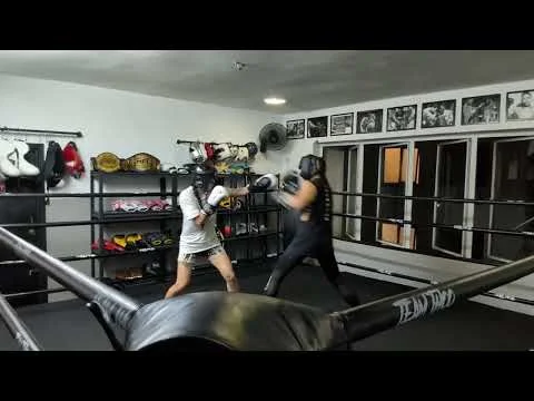 Sha-Lyn built the confidence to start sparring in a new city.